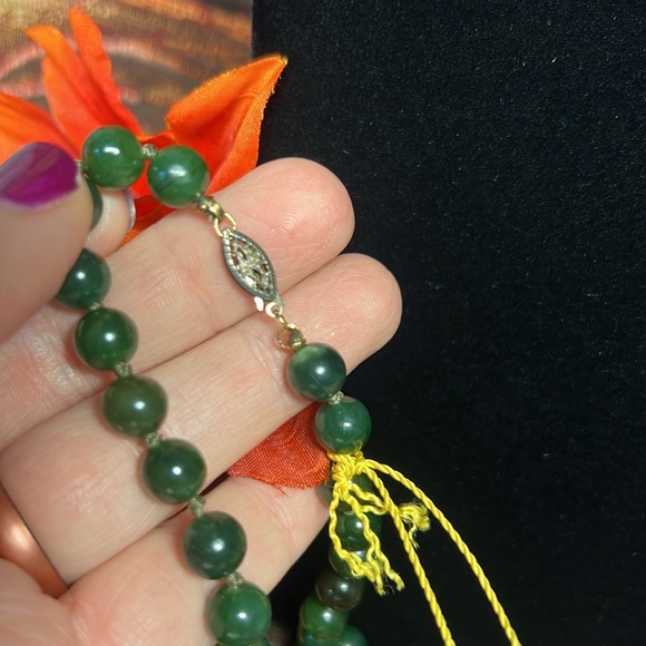 Vintage Jade Necklace The Jade Dynasty Collection - Picture 6 of 6